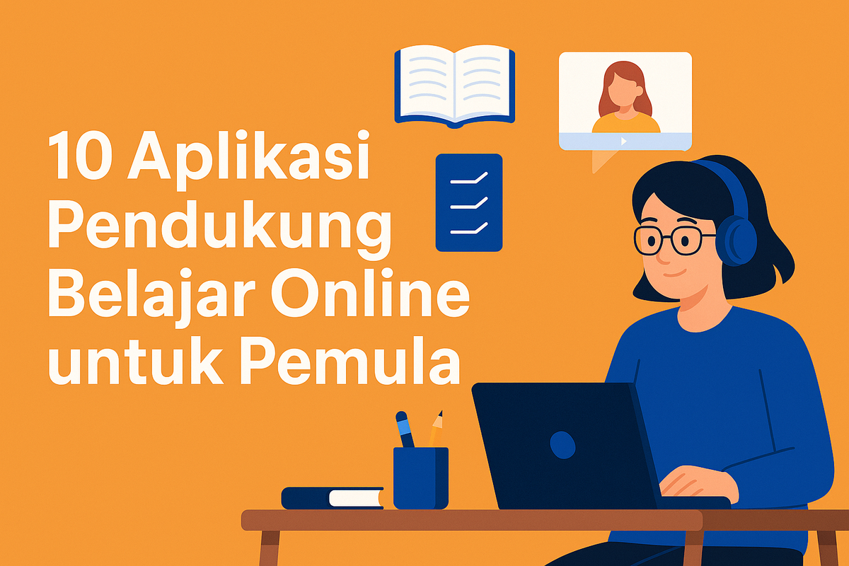 10 Aplikasi Pendukung Belajar Online untuk Pemula