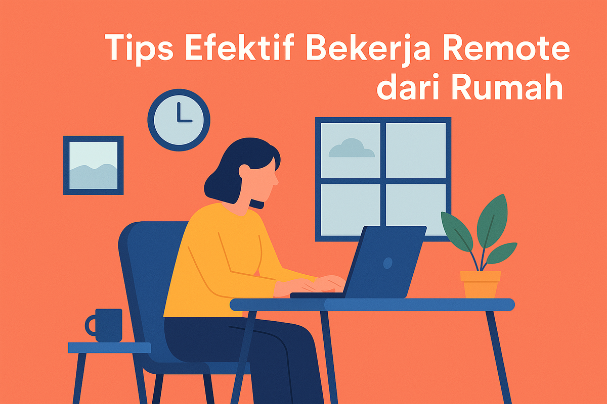 Tips Efektif Bekerja Remote dari Rumah