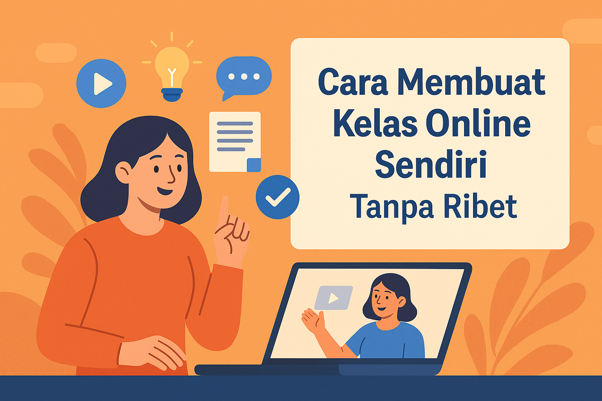 Cara Membuat Kelas Online Sendiri Tanpa Ribet